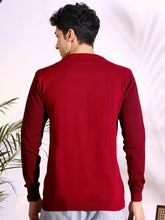 Exclusive Red Stripes pure cotton Knitted T-Shirt